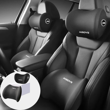 Reposacabezas/soporte lumbar para coche, almohada para el cuello
