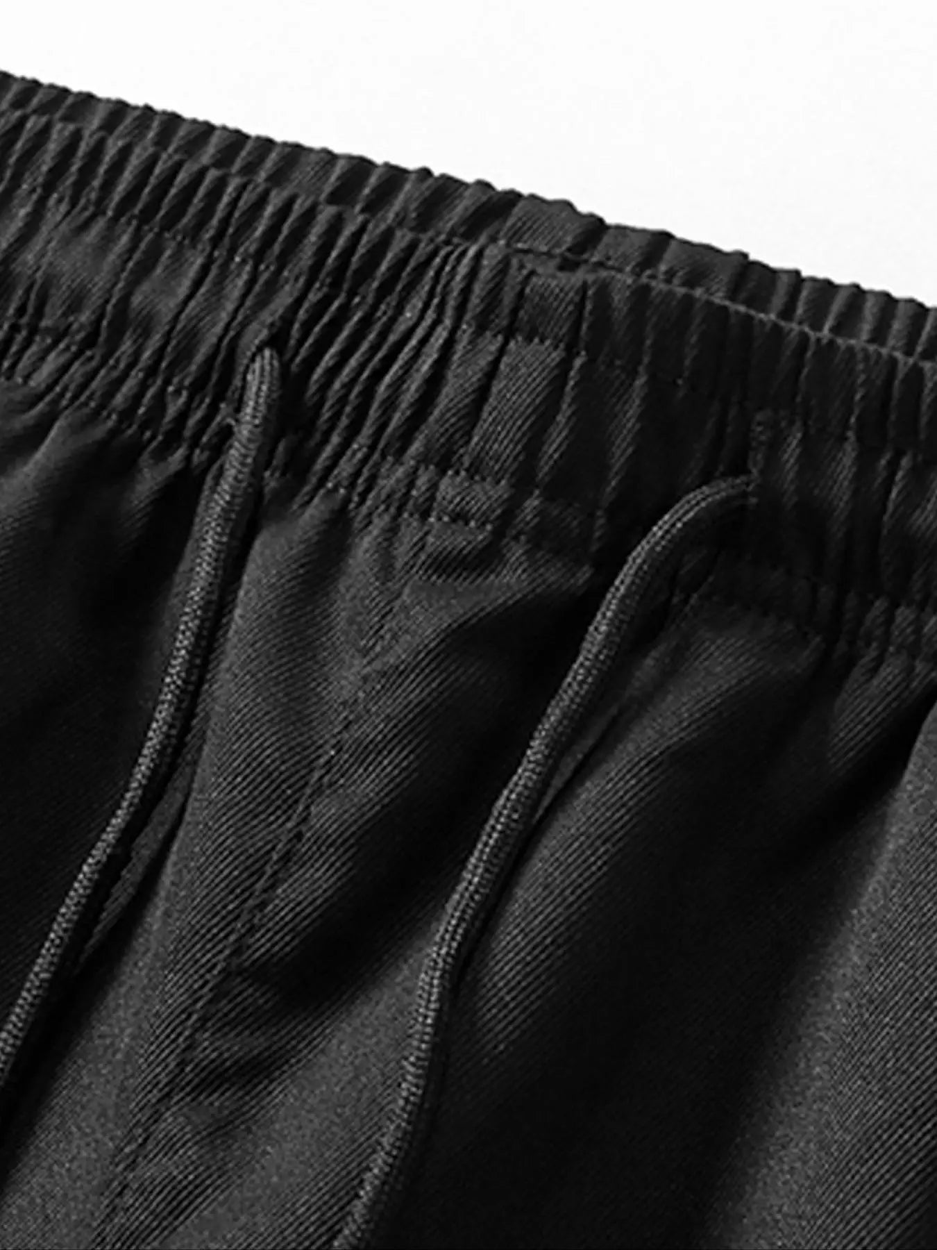Pantalones cortos deportivos casuales lisos para hombre