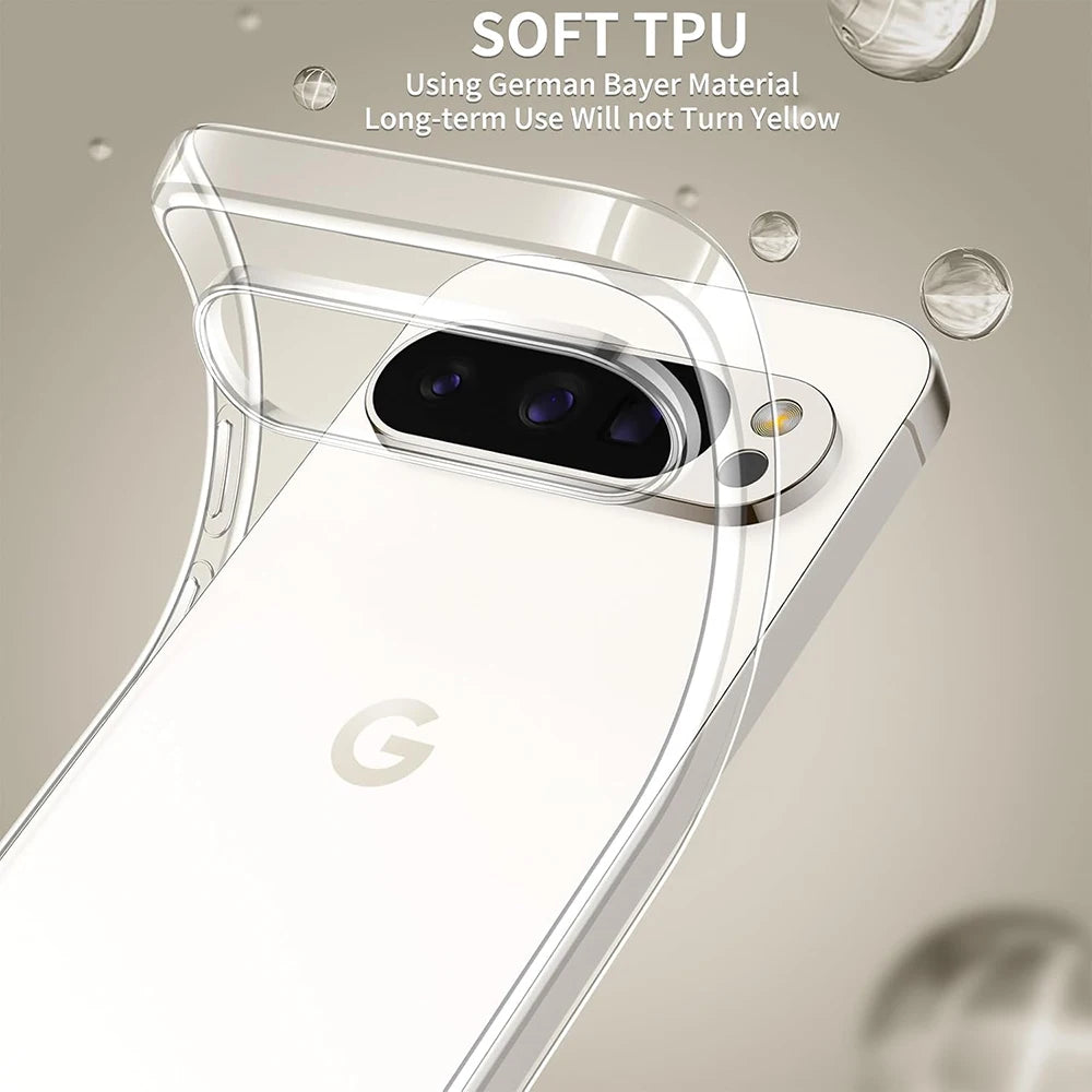 Funda de silicona ultrafina a prueba de golpes para Google Pixel 9A