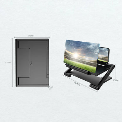 Soporte plegable para amplificador de video de 8 pulgadas