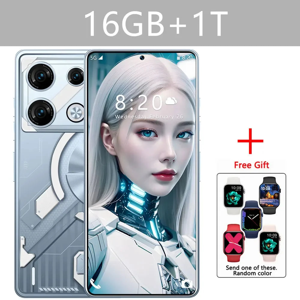 Teléfono inteligente GT10 Pro 2025 original, 4G, 5G, 7.3 pulgadas HD