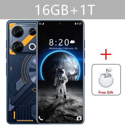 Nuevo teléfono inteligente GT10 Pro original 7.3HD 16G + 1T 5G Dual Sim