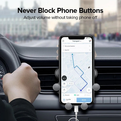 Soporte de teléfono para coche Gravity con ventilación de aire