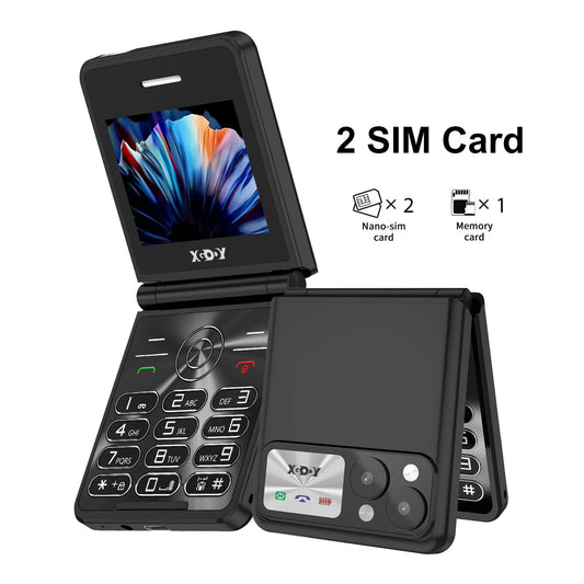 XGODY S200 Mini Smartphones de bolsillo 2G Dual SIM 2.4 pulgadas Bluetooth