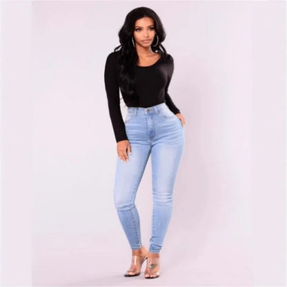 Pantalones vaqueros ajustados  para mujer, pantalones vaqueros