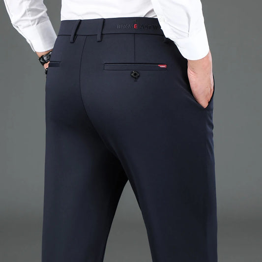 Pantalones de traje informales de negocios para hombre