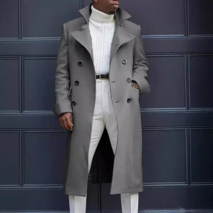Gabardina para hombre, primavera otoño 2024, nueva moda coreana