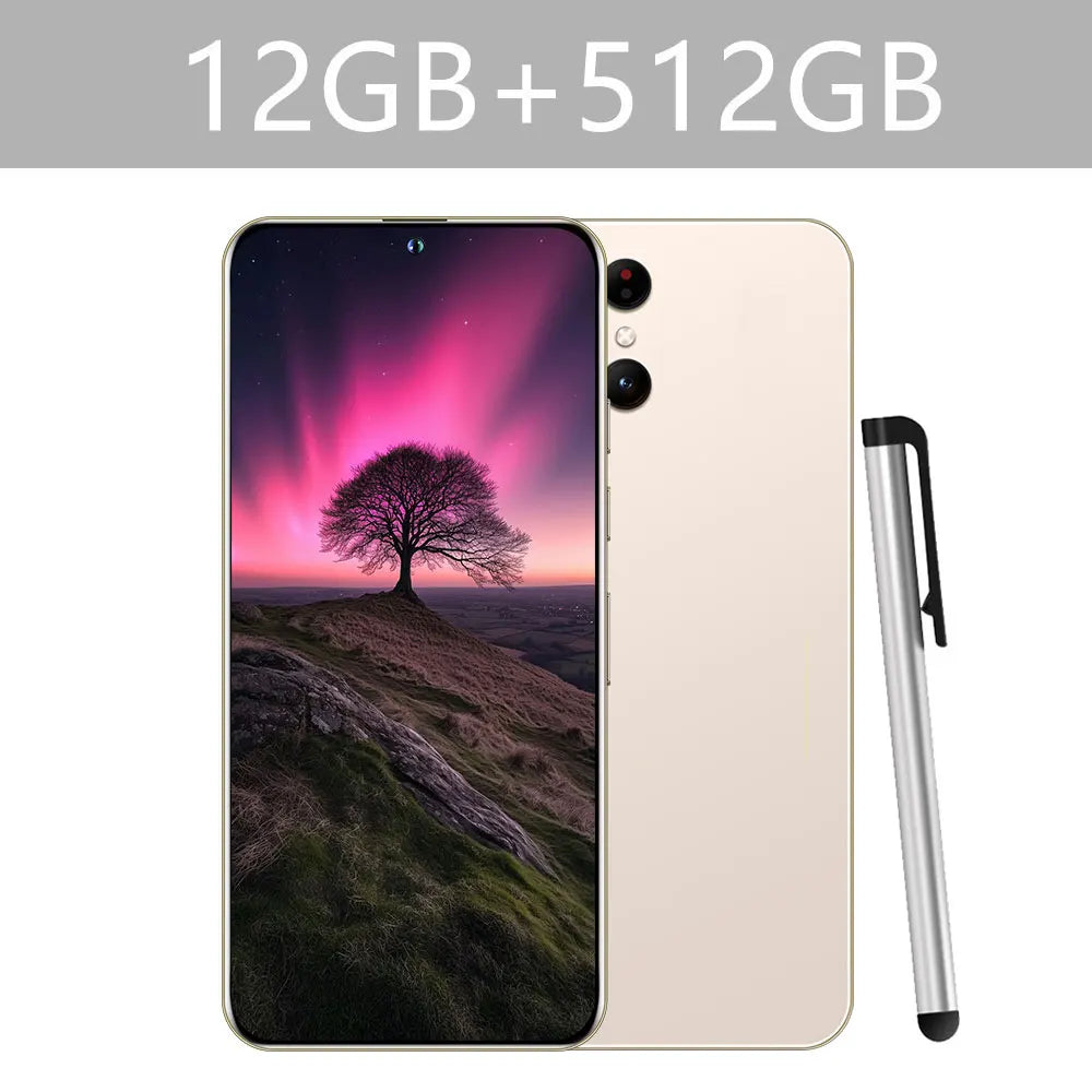 Teléfonos celulares originales S+ 25 Ultra 7.3HD Smartphone económico