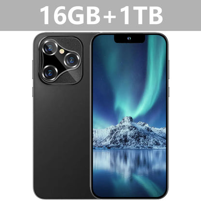 Nuevo teléfono inteligente i17 Pro Max 5G 7.0HD con doble tarjeta SIM