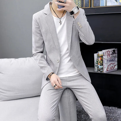 Traje casual de alta calidad 2024 para hombre (traje + pantalón)