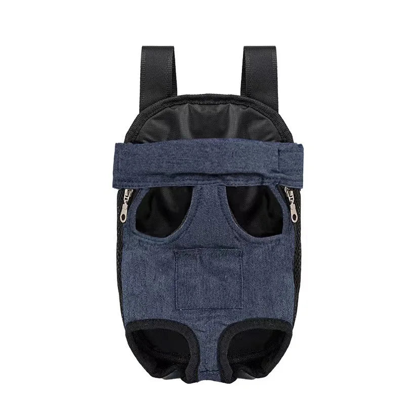 Bolsa de transporte ajustable para gatos, mochila de doble hombro para mascota