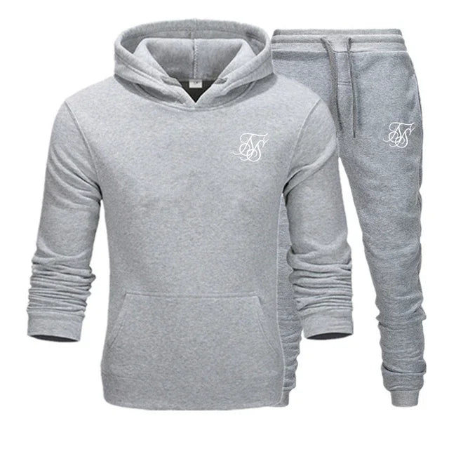 Conjunto deportivo de 2 piezas para hombre, chándal ajustado