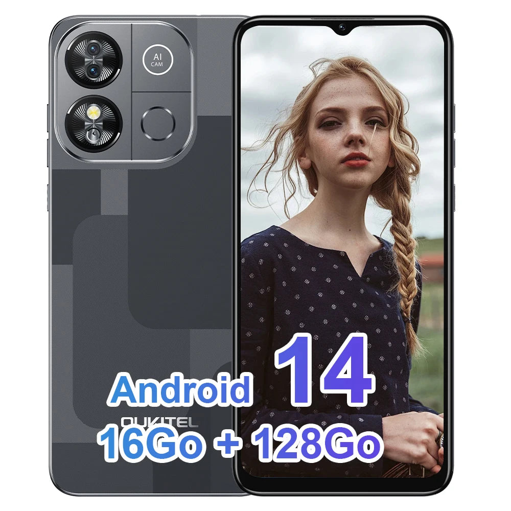 Teléfono inteligente OUKITEL C57 Pro 4300mAh 4G 16GB (4 + 12) RAM / 128GB