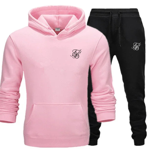Conjunto deportivo de 2 piezas para hombre, chándal ajustado