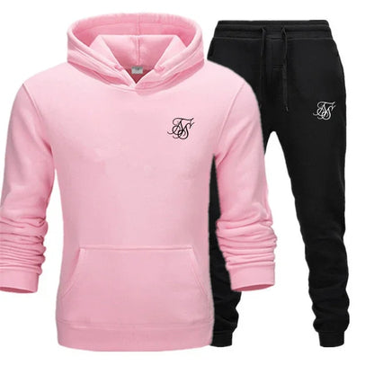 Conjunto deportivo de 2 piezas para hombre, chándal ajustado