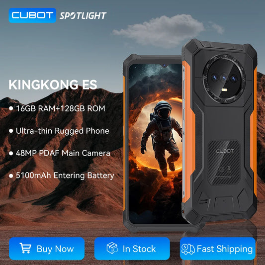 Cubot Kingkong ES Smartphone robusto de 16 GB + 128 GB
