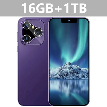 Nuevo teléfono inteligente i17 Pro Max 5G 7.0HD con doble tarjeta SIM