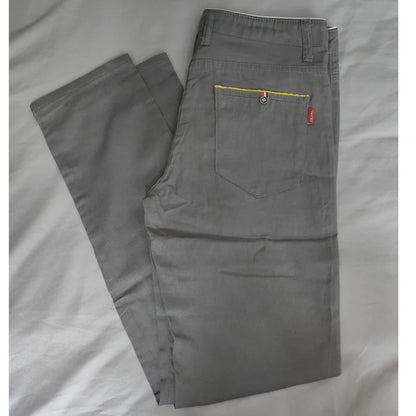 Pantalones para hombre 2024, nuevo estilo clásico, de algodón elástico