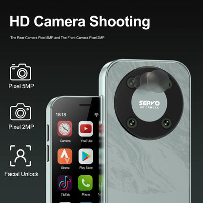 SERVO KING9000 Mini Smartphone 4G LTE, Android, Google Play, 16 GB