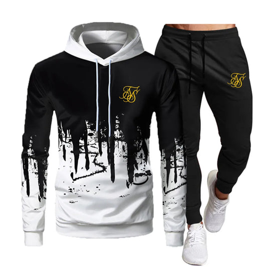 Sudadera con capucha Sik Silk para hombre, ropa deportiva informal