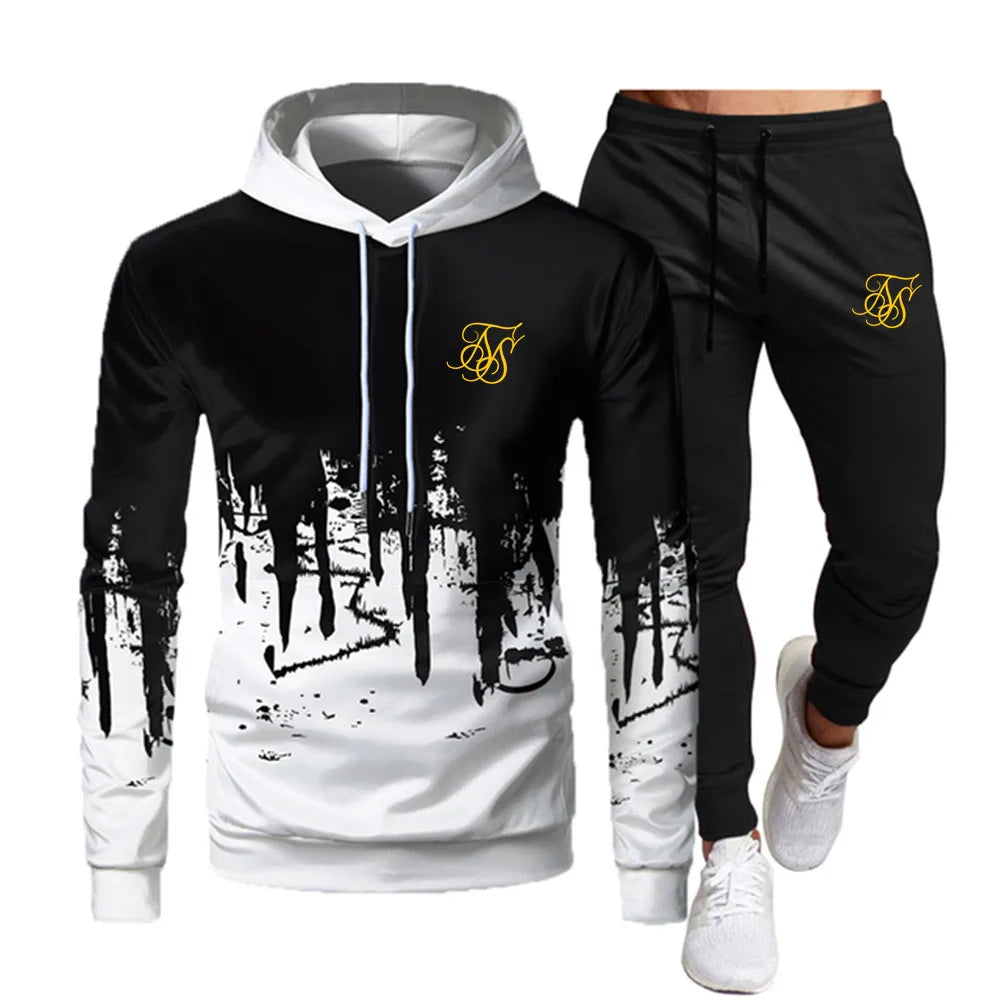 Sudadera con capucha Sik Silk para hombre, ropa deportiva informal