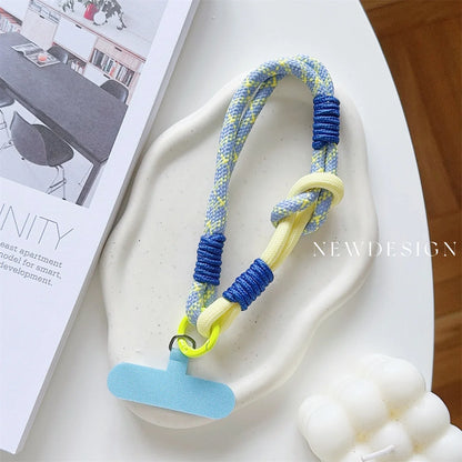 1 pieza de correa de muñeca corta para teléfono, pieza de conexión para funda