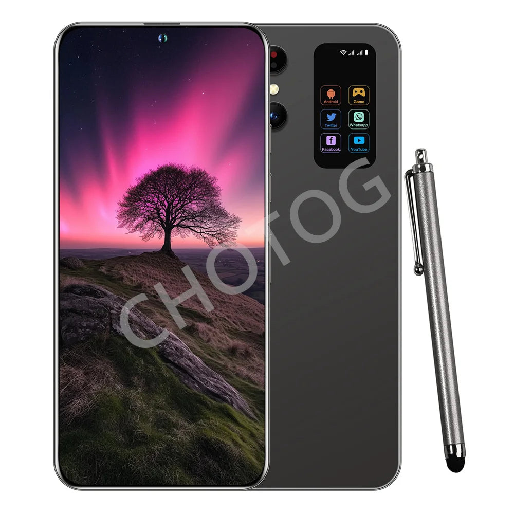 Teléfono inteligente SMS 24 Ultra original de 2025, pantalla de 7,3