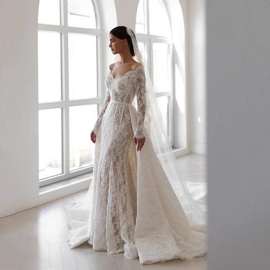 Vestidos de novia de sirena elegantes y personalizados