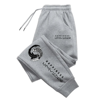 Conjunto de chándal japonés de 2 piezas con capucha y pantalones