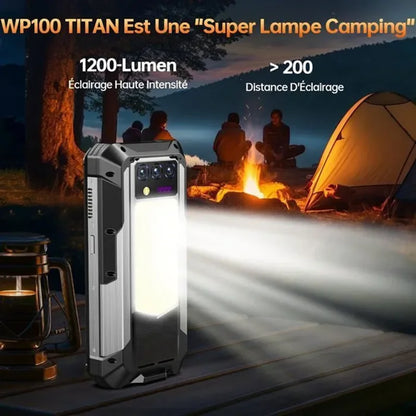 OUKITEL WP100 TITAN - Teléfono robusto de 33000 mAh y 66 W, pantalla de 6,8
