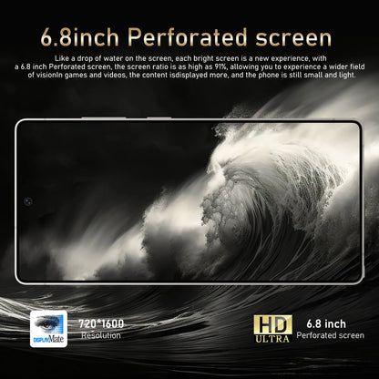 Teléfono inteligente FUFFI S24 Pro, Android 12, pantalla de 6,8 pulgadas