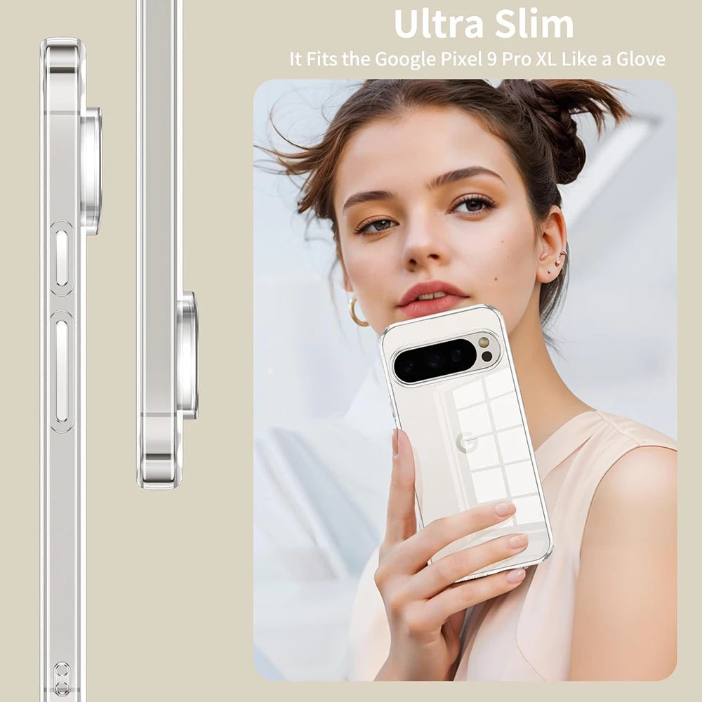 Funda de silicona ultrafina a prueba de golpes para Google Pixel 9A