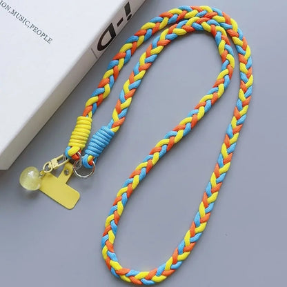 Cordón universal creativo para teléfono móvil, correa cruzada larga