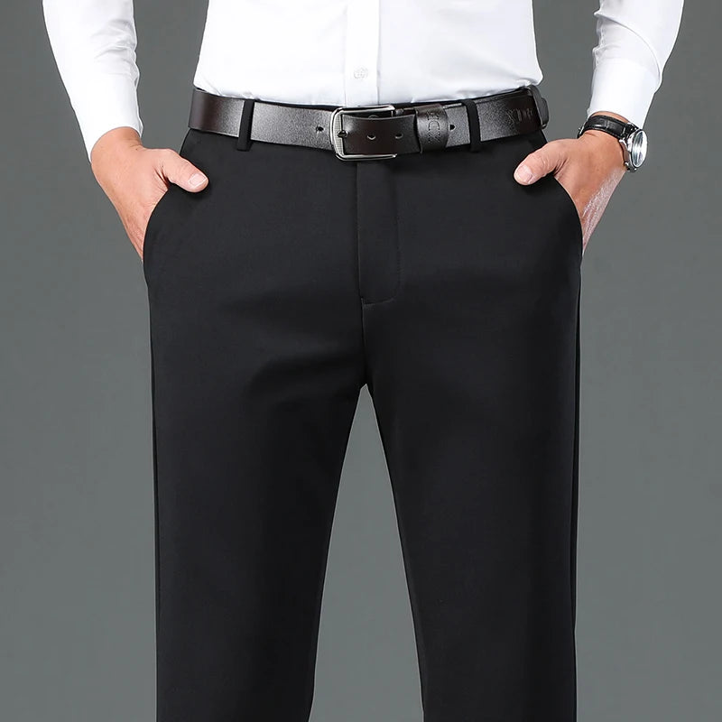 Pantalones de traje informales de negocios para hombre