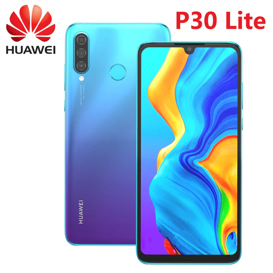Huawei P30 Lite, smartphone, versión global, Android, compatible con Google