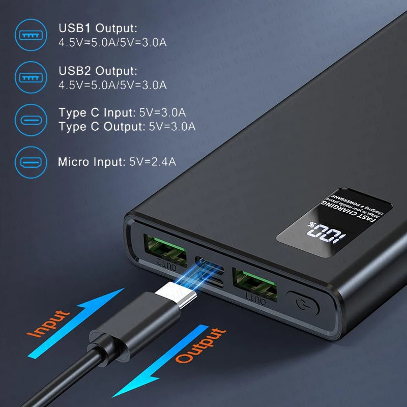 Batería externa de repuesto original para Xiaomi, cargador portátil