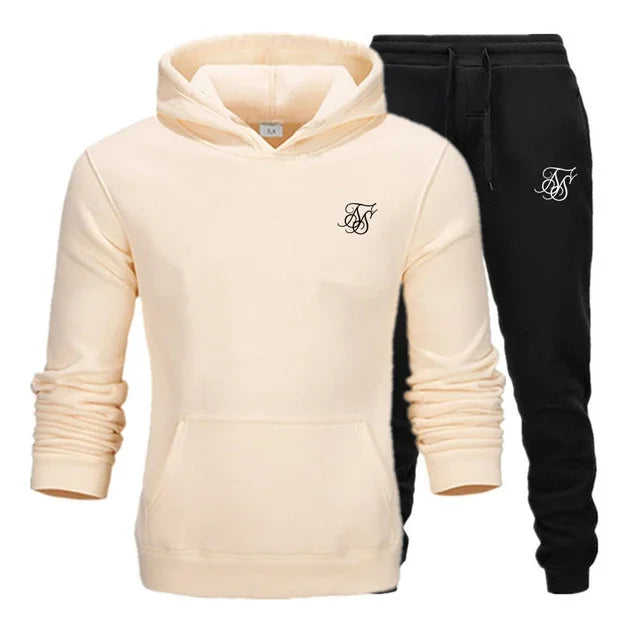 Conjunto deportivo de 2 piezas para hombre, chándal ajustado