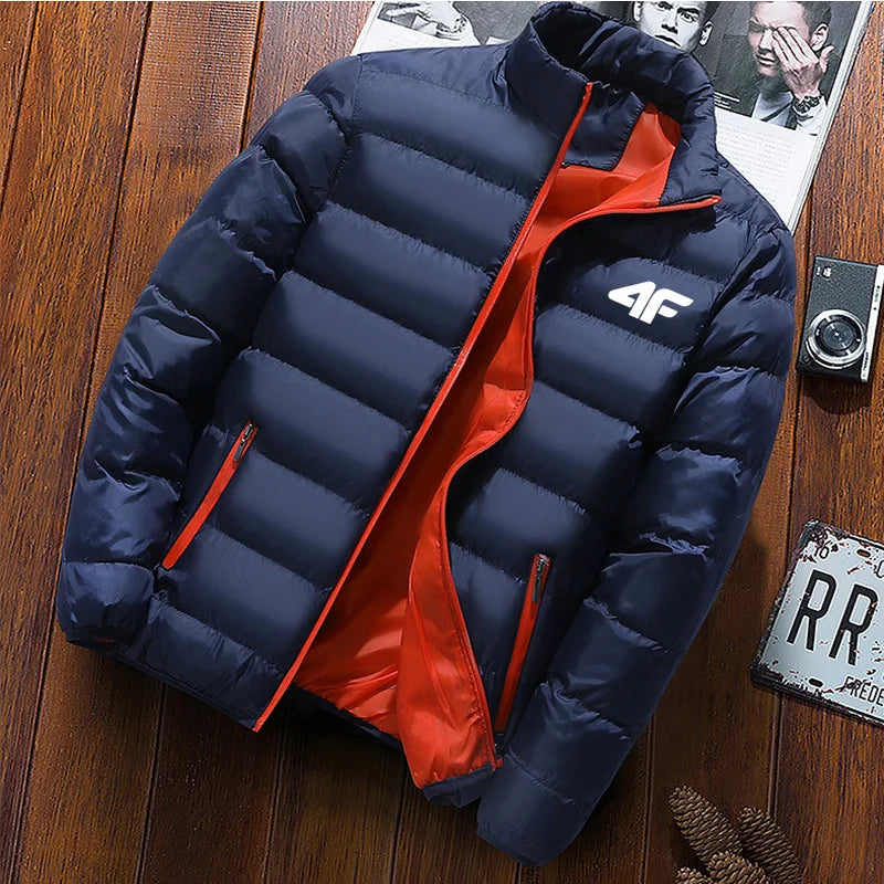 Chaqueta informal para hombre, cortavientos impermeable