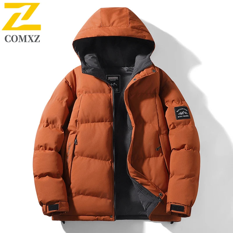 Chaqueta de plumón de algodón de alta calidad para hombre, abrigo de algodón
