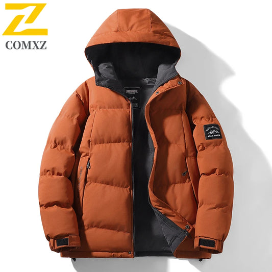 Chaqueta de plumón de algodón de alta calidad para hombre, abrigo de algodón