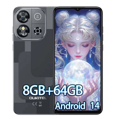 Smartphone Android 4G OUKITEL C57S de 14" con 8 GB (2+6) de RAM y 64 GB