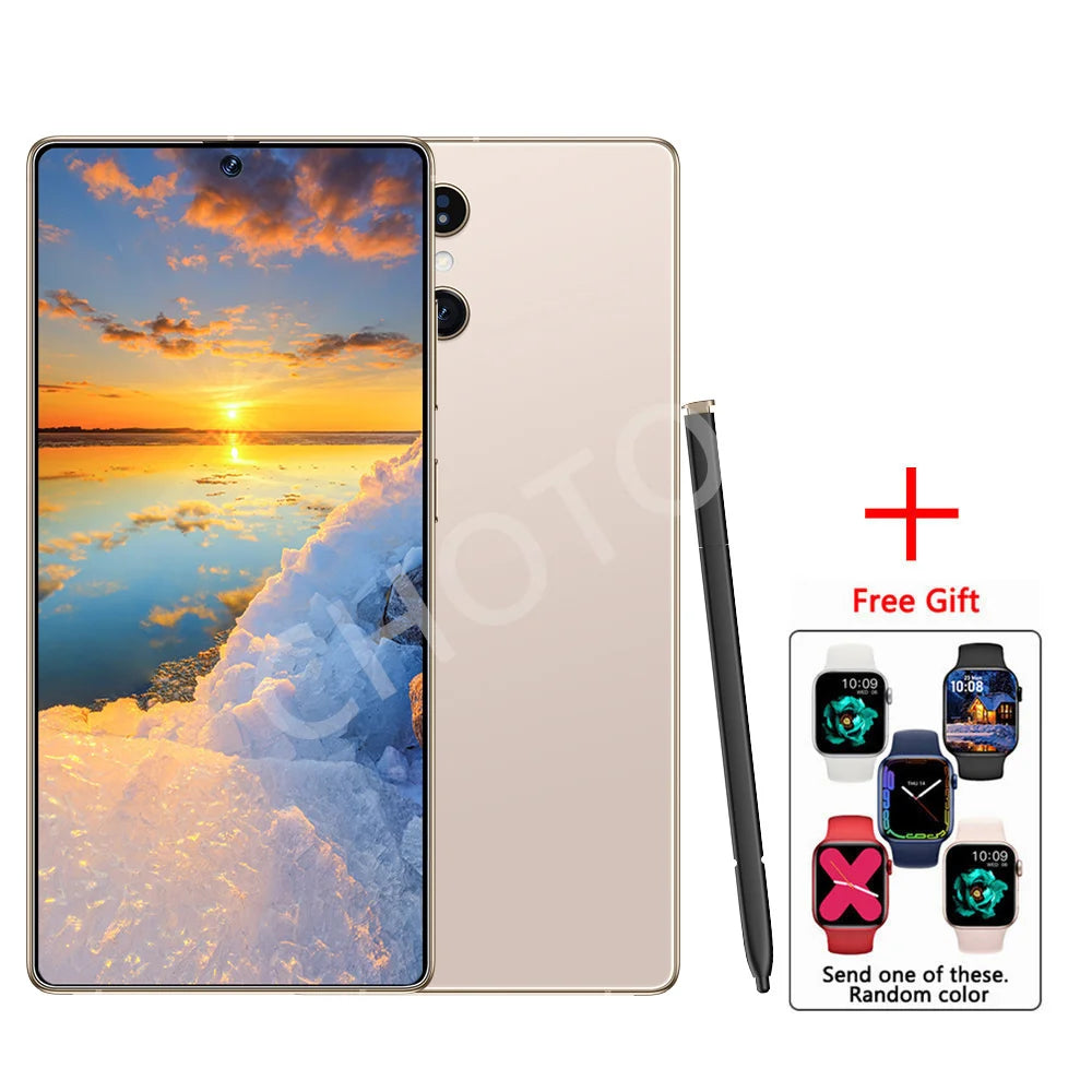 Nuevo teléfono inteligente S+ 25 Ultra 2025 original, pantalla HD