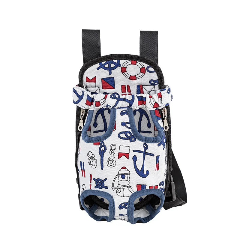Bolsa de transporte ajustable para gatos, mochila de doble hombro para mascota