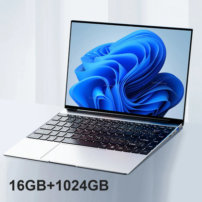 Portátil ultradelgado de 14,1", 16 GB de RAM, 2 TB de SSD, Intel N3700