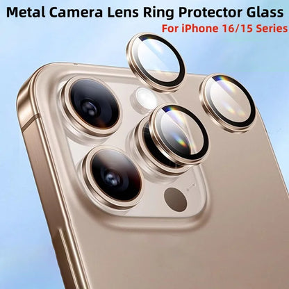 Protector de lente de cámara para iPhone 17, 16, 13, 12, 11 Pro Max, mini