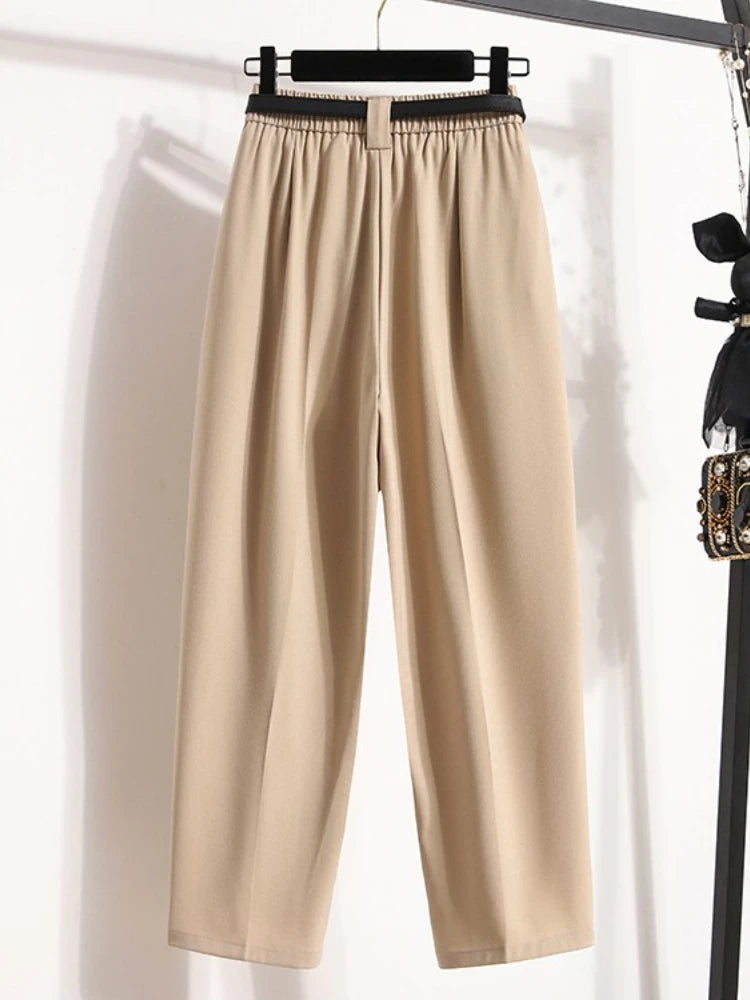 Pantalones de talla grande para mujer, recién llegados en 2025