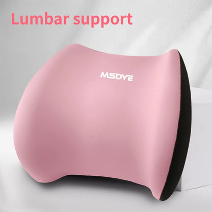 Reposacabezas/soporte lumbar para coche, almohada para el cuello