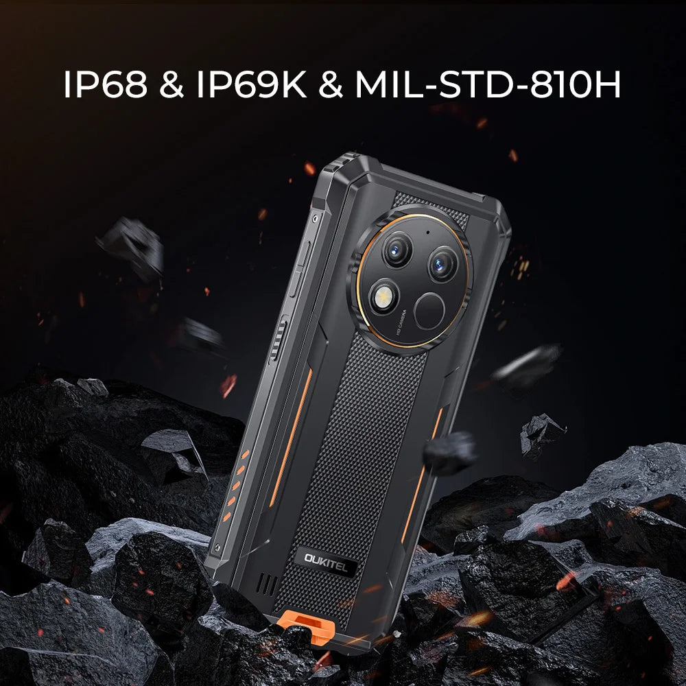 Teléfono inteligente robusto Oukitel G1 Android 24 GB (6+18) + 256 GB