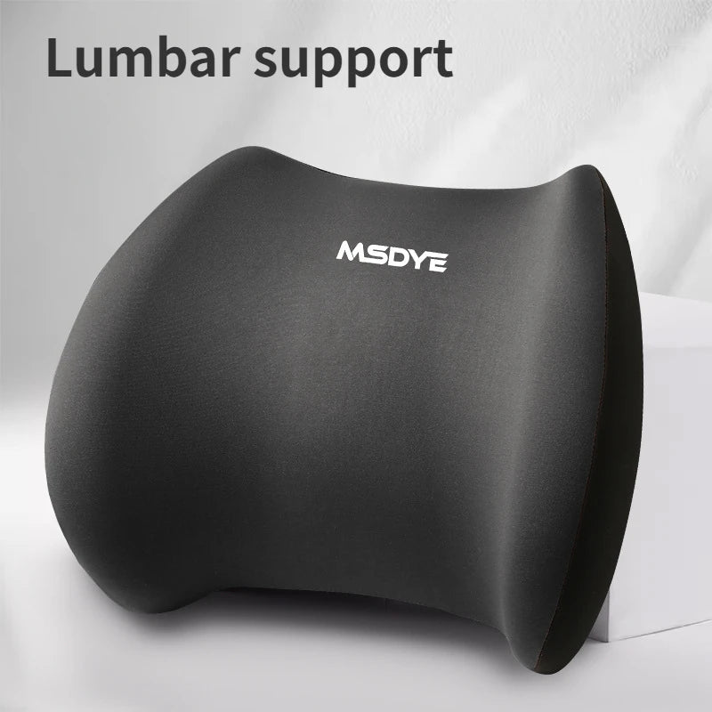 Reposacabezas/soporte lumbar para coche, almohada para el cuello