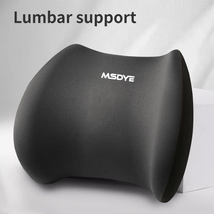 Reposacabezas/soporte lumbar para coche, almohada para el cuello
